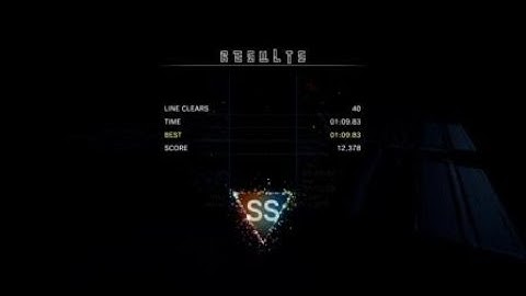 Tetris® Effect 40line sprint 1:9.83(timeattack)