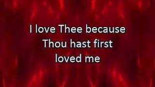 Video voorbeeld van "MY JESUS I LOVE THEE with Lyrics"