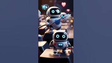 Tiny robot working  #robots #aiart #mini