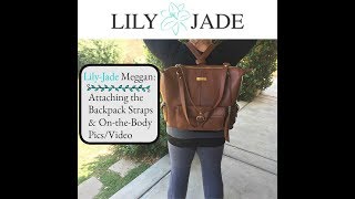 Lily-Jade Meggan Attaching The Backpack Straps & Backpack Carry On-The-Body Picsvideos