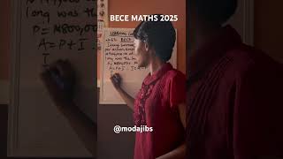 Learning corner with Modajibs BECE MATHS 2025 Let’s learn how to calculate number of years for loans