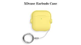 For AirPods 4 XDcase Music Boy Macaron Earbud Case with Ring Buckle