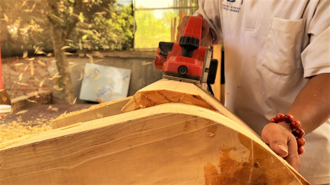 Modern Wood Production Technology // How To Create A Table Full Of ...