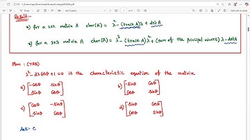PG TRB PHYSICS | MATHEMATICAL PHYSICS | EIGENVALUES & EIGENVECTORS  #pgtrb #physics