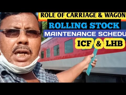 ROLE OF C & W, ROLLING STOCK, MAINTENANCE SCHEDULE. EXPLAIN BY #RAILWAYMECHANICALINFO.B.K.DUTTA.