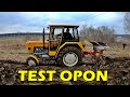 Test opon w Ursusie - Orka po kukurydzy - C360 i Krone mustang