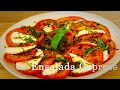 Ensalada Caprese de Tomate y Mozzarella ✔️