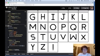 Drawing letters in CSS! (Part 2!)