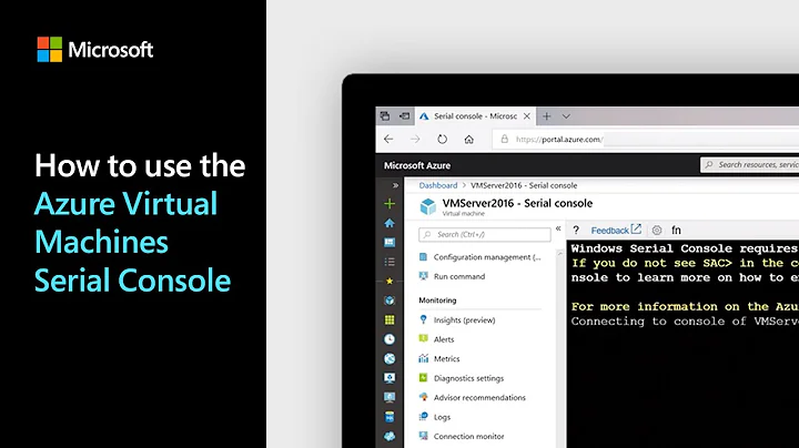 How to use the Azure Virtual Machines Serial Console | Azure Tips and Tricks