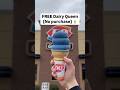 Free Cone Day | Dairy Queen | Dairy Queen Cookie Crunch #dairyqueen #dq #blizzard #mukbang #food