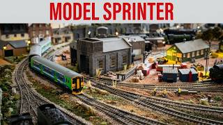 Class 150 sprinter passes around the top bend.