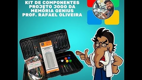 Jogo Genius feito com Arduino (Mamute Eletrônica)