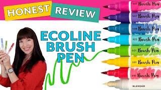 Honest Review of the Ecoline Watercolor Brush Pens (What's That Pen?)