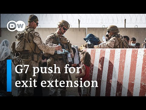 Afghanistan: G7 countries want the US to extend the evacuation deadline past August 31 | DW News