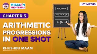 Arithmetic Progression Class 10 Maths One-Shot (Chapter 5) | CBSE Class 10 Mid Term Exams screenshot 4