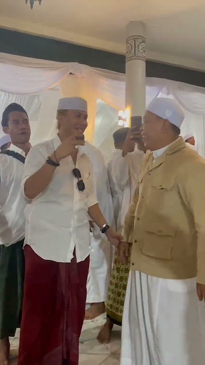 Habib Bahar bins Smith _ Mualim Kh. Ubaidillah Hamdan _ Pernikahan Habib Rizieq syihab