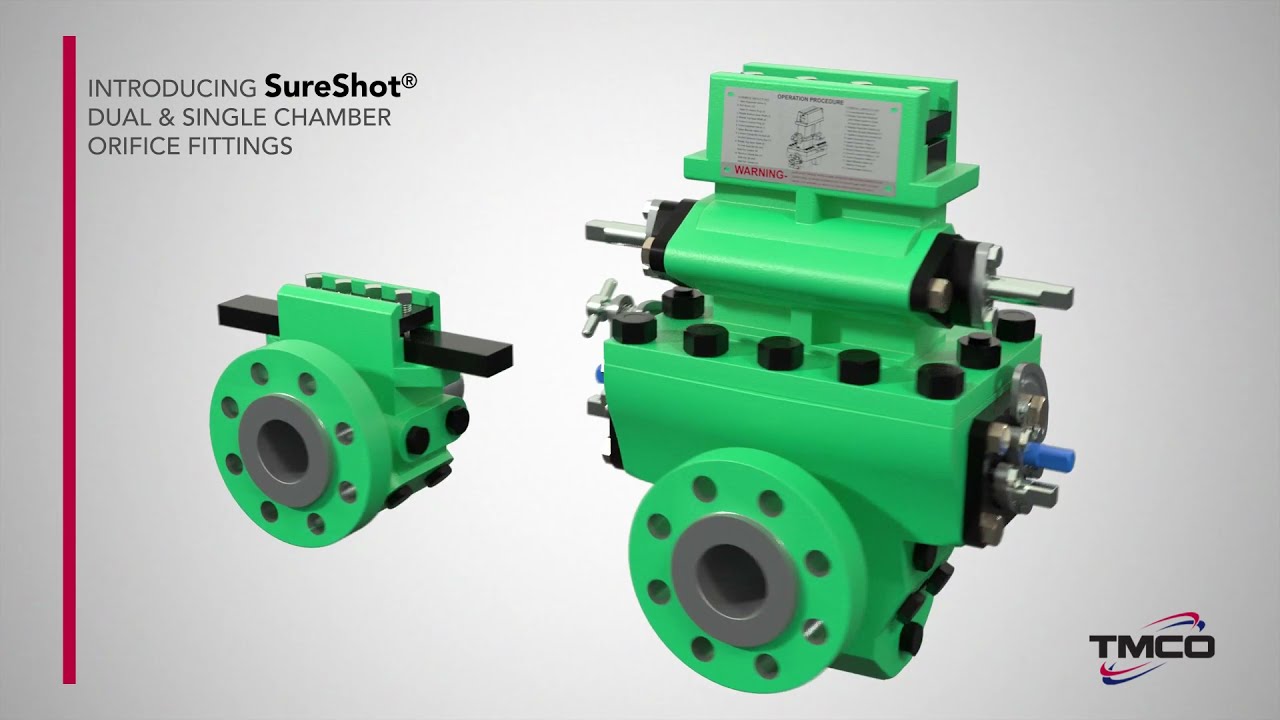 TMCO SureShot Dual and Single Chamber Orifice Fittings Animation Video