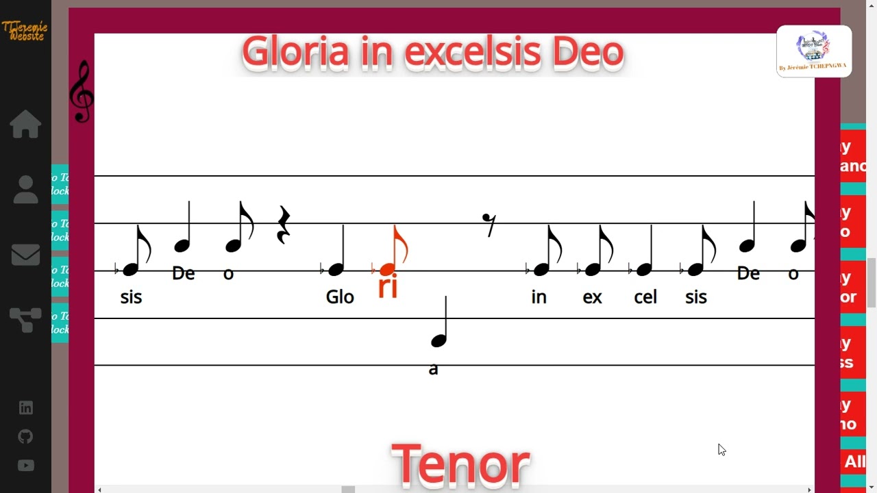 Gloria in excelsis Deo - Jude Nnam - Tenor