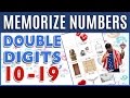 How to Memorize Numbers • 10-19 Double Digits | Major System Memory Training Techniques