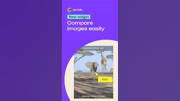 Compare two images easily with Genially
