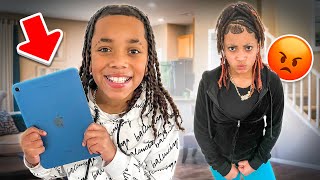 Big SISTER Gets JEALOUS Of Brothers New IPAD 10th GEN, What Happens Is Shocking