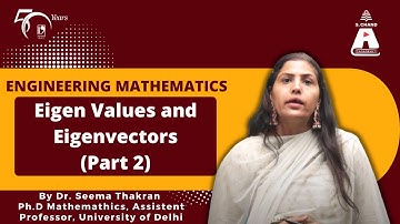 Eigenwaarden en eigenvectoren (deel 2) | Technische wiskunde | S Chand Academy