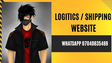 COURIER LOGISTICS TRACKING WEBSITE (WITH SCRIPT) SHORT VIDEO OF HOW IT WORKS
