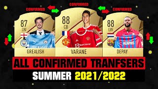 ALL CONFIRMED TRANSFERS NEWS SUMMER 2021 - FOOTBALL! ✅😱 ft Varane, Grealish, Depay… etc