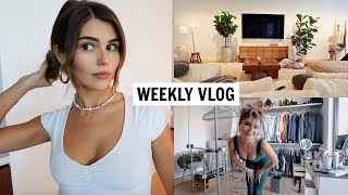 vlog l organizing new home, mornings w me, etc.