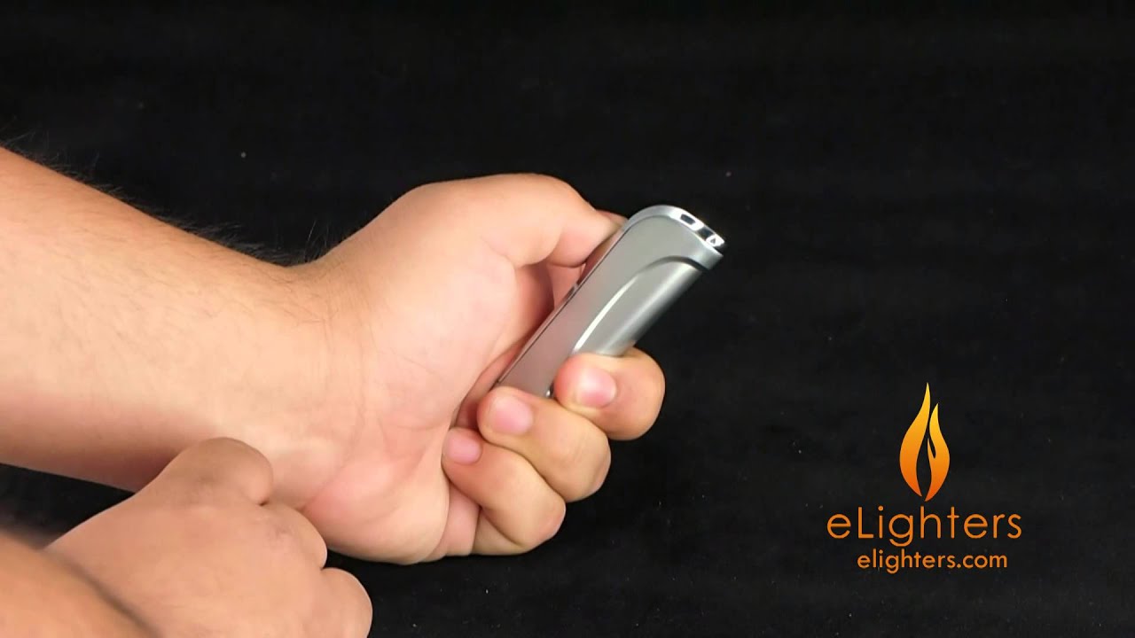 Visol "Neo" Satin Chrome Torch Flame Lighter - VLR200101