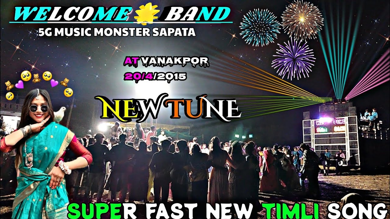 WELCOME STAR BAND का NEW TUNE 👀 🎹💥SUPER FAST NEW TIMLI SONG 🥁 AT VANAKPOR 20/ 4/2025