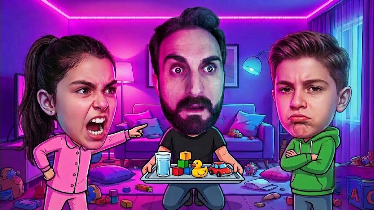 BUGÜN PATRON ÇOCUKLAR! 👑 ZEYNEP VE MELİKŞAH EMRETTİ BEN YAPTIM 😂