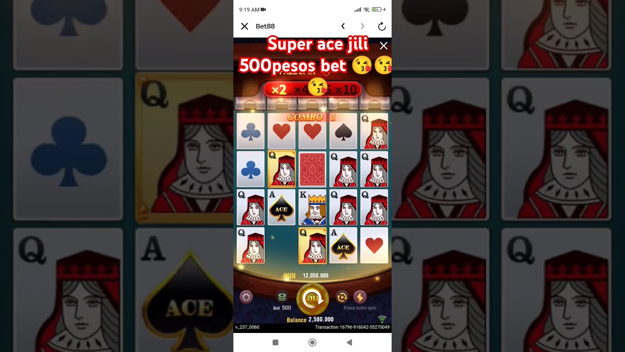 super ace jili 500pesos bet  
