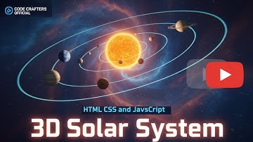 3D Solar System using Html CSS and JavaScript