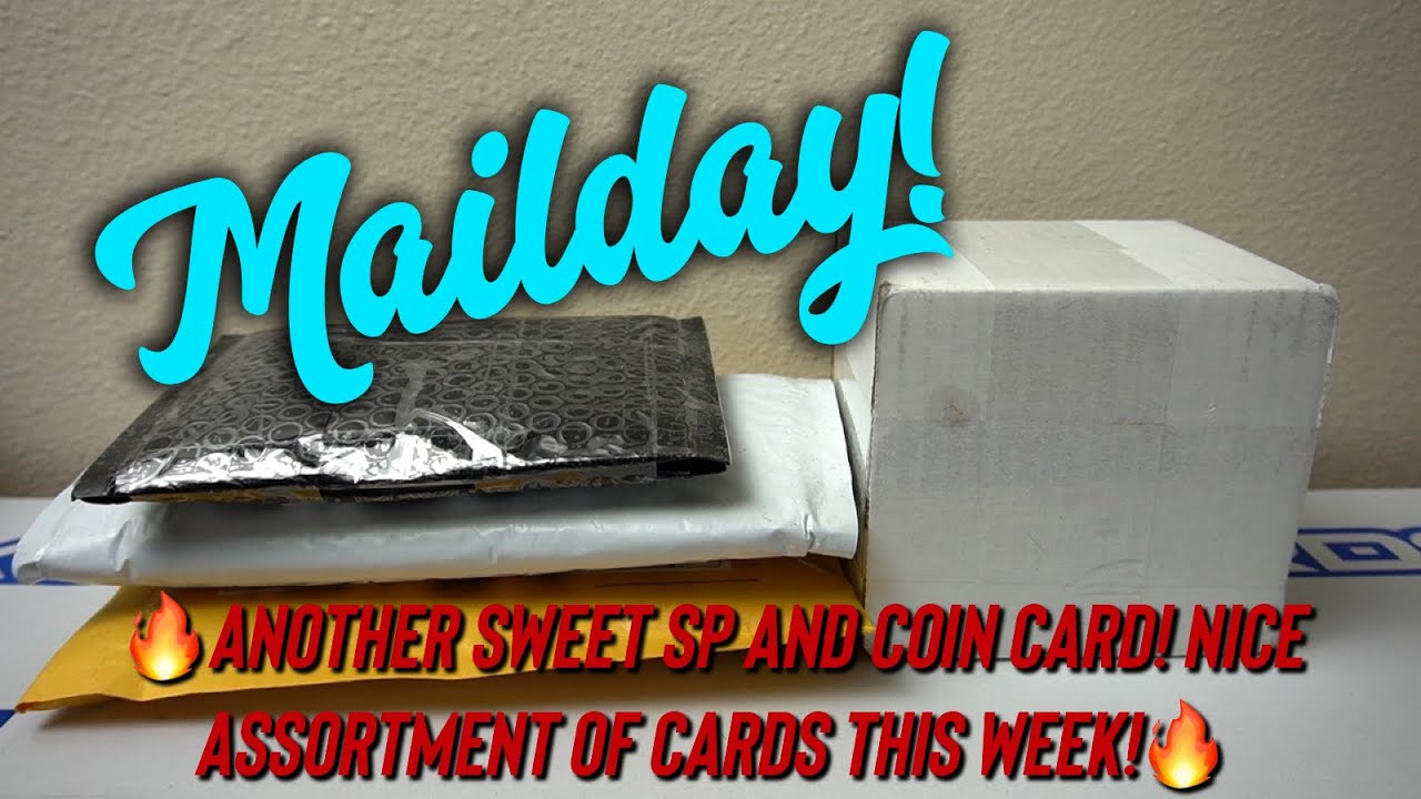 Mailday! 🔥Another sweet SP and Coin Card! 🔥 Nice assortment of cards this week!