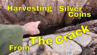 Harvesting Silver Coins From The Crack