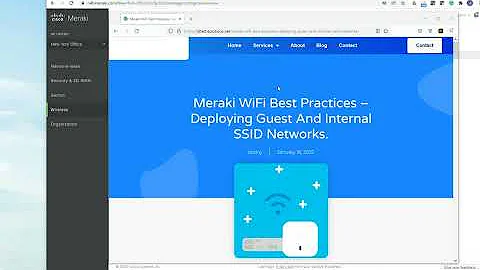 Meraki Guest SSID - quick basic configuration.