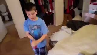 Reupload Kid Temper Tantrum Pees On Daddys Bed Cuz He Was Told To Get Off The Computer