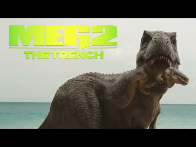 The Meg 2: The Trench [2023] - Tyrannosaurus Rex Screen Time class=
