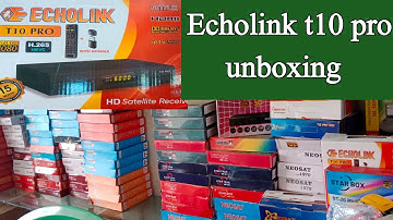 Echolink T10 Pro Receiver unboxing|echolink dish receiver review|price