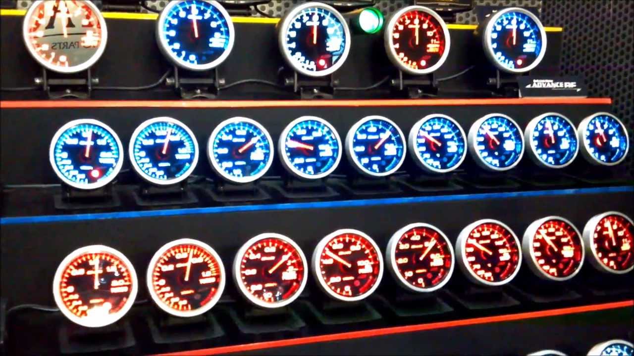 Many Defi Boost Gauges and Tacho Meters 東京オートサロンであったDefiメーター YouTube