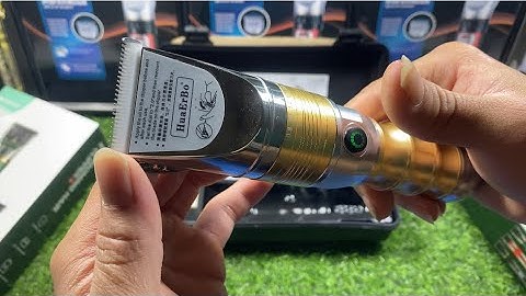 Tông Đơ Huber B60 Với Dung Lượng Pin Khủng 5500mah Cắt Liên Tục 7-8 Tiếng , Lưỡi Sứ Máy Êm Có TurBo