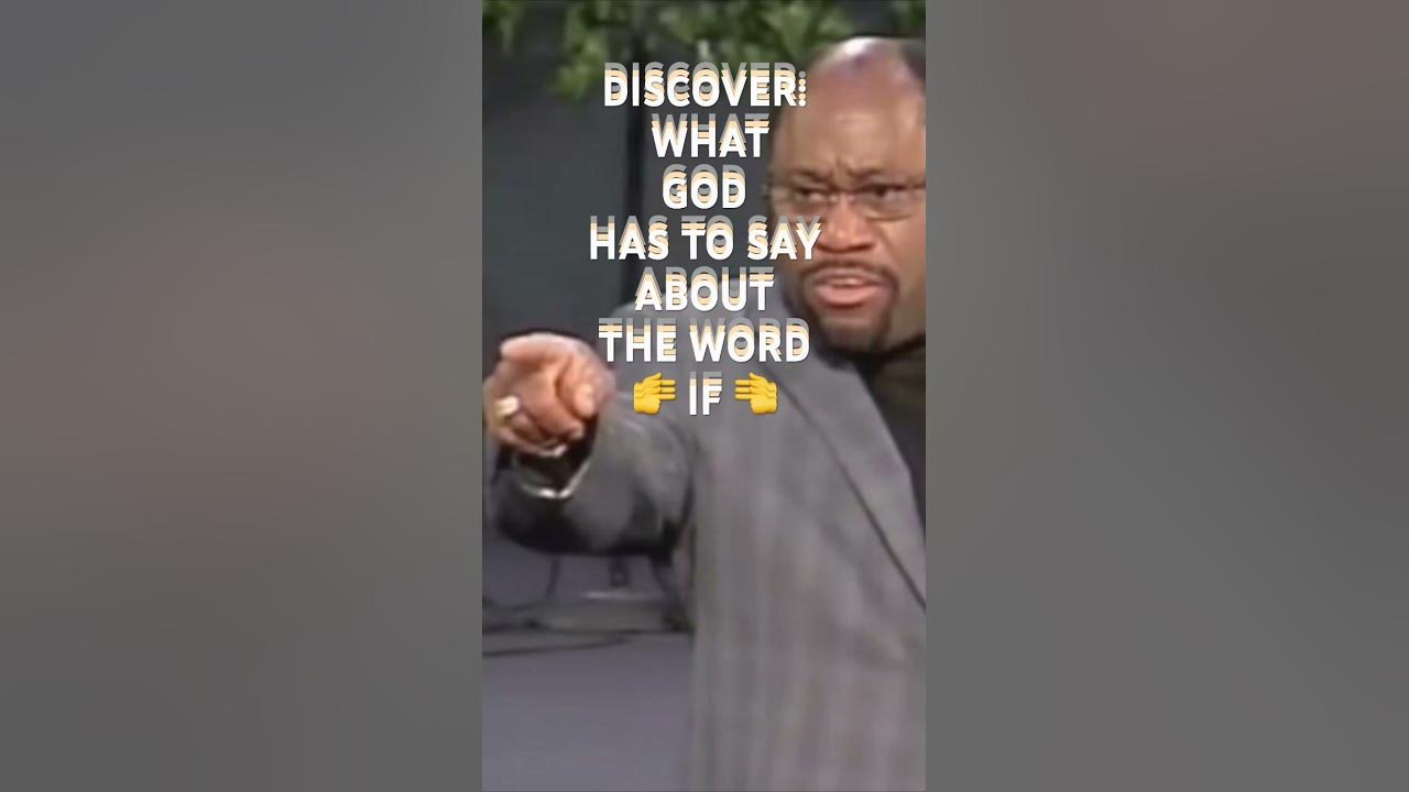Discover what god has to say about the word if in the bible youtube