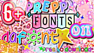 🌿6+ Preppy Fonts On Dafont*Free To Download+Tutorial*|Toca Cherry 🍒