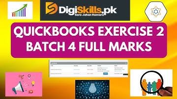 Digiskills Quickbooks exercise 2 batch 4 | DigiSkills| hand on exercise 2 batch 4  qb Muhammad Abbas