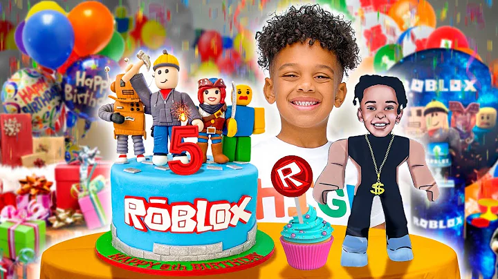 SURPRISING KYRIE WITH A ROBLOX PARTY FOR HIS 5TH BIRTHDAY | The Prince Family Clubhouse