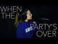 When the partys over  billie eilish cover by drew ryn
