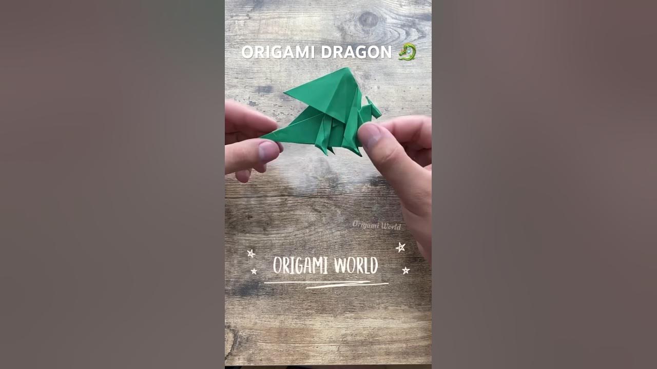 COOL DRAGON PAPER ORIGAMI INSTRUCTIONS STEP BY STEP | DIY DRAGON ...