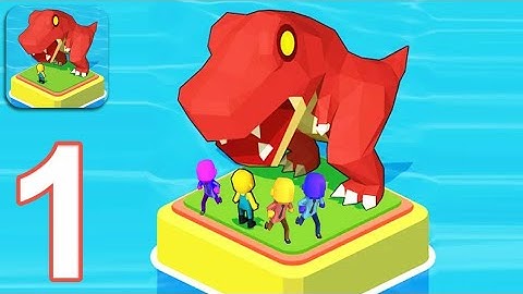 DINO TYCOON - 3D BUILDING GAME - Walkthrough Gameplay Part 1 - INTRO (iOS Android)