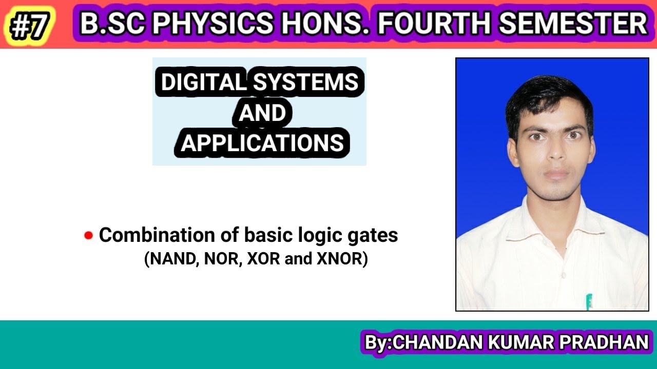DIGITAL SYSTEMS AND APPLICATIONS: Combination of basic logic gates ...